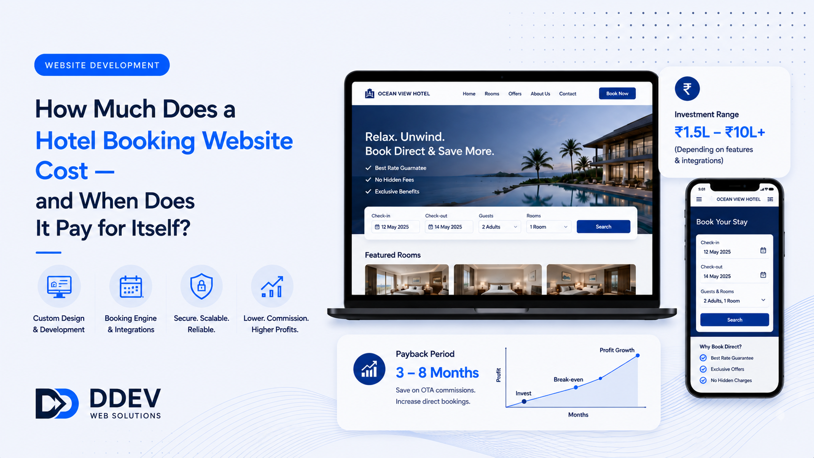 How Much Does a Hotel Booking Website Cost — and When Does It Pay for Itself?