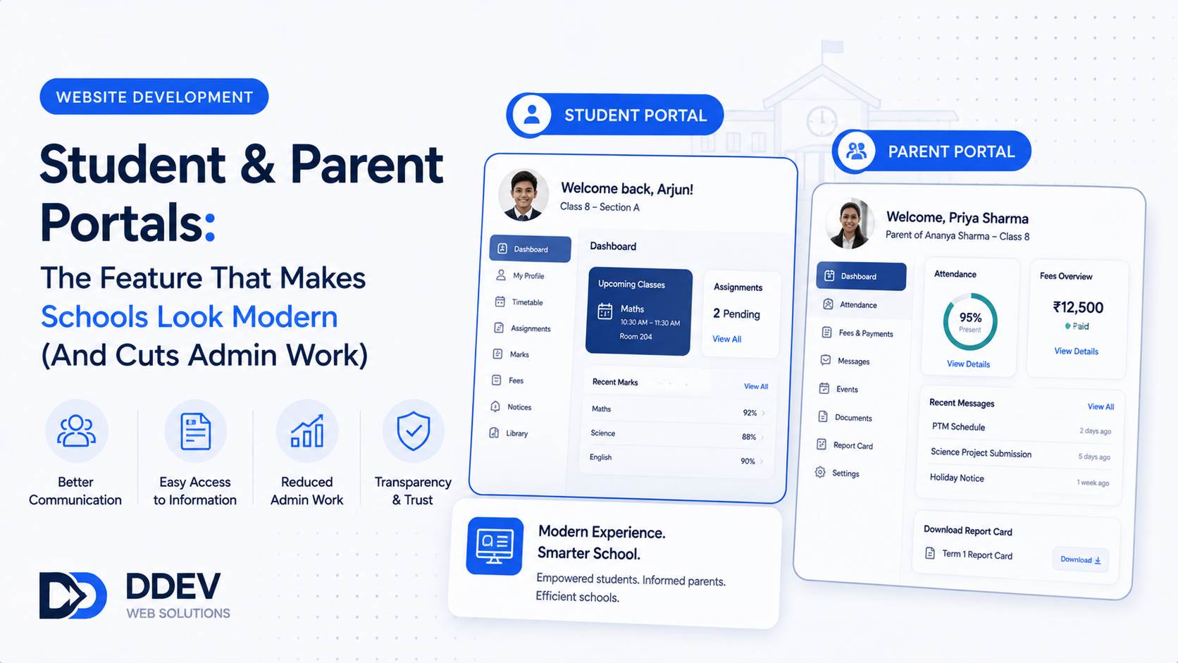 Student & Parent Portals: The Feature That Makes Schools Look Modern (And Cuts Admin Work)